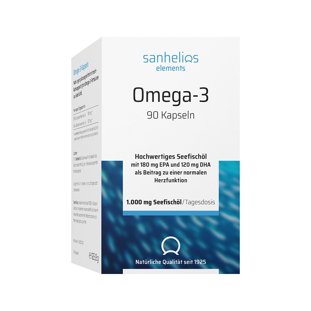 Sanhelios Omega-3 Kapseln 1000 90 St