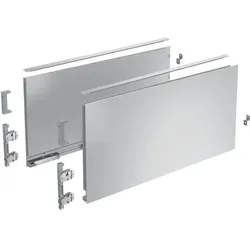 Hettich, Schubladenauszüge, Zargen-Set AvanTech YOU Höhe 251 mm, silber