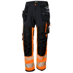 Helly Hansen Hose ICU CONSTRUCTION PANT CLASS 1 77471 - orange/ebony - 46