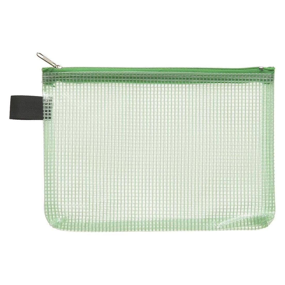 Foldersys 10 Reissverschlussbeutel A6 grün 0,15 mm (A6, 10x) (40476-54)