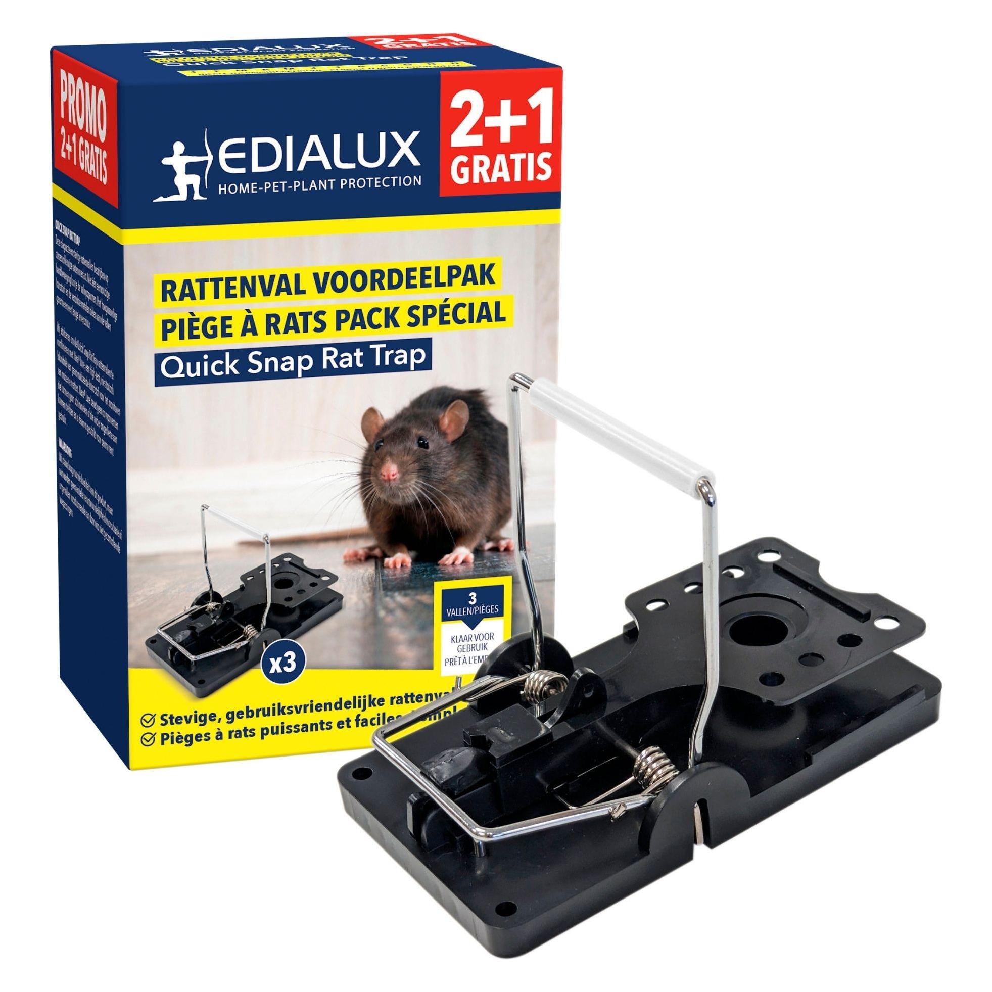 Edialux Quicksnap Rattenfalle, Promopack 2+1 St?ck (EDX-1101078196)
