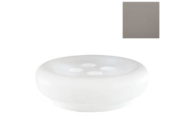 SLIDE table basse / pouf BOT ONE (Gris pigeon - Polyéthylène)