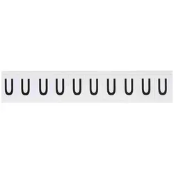 Brady, Etiketten, Identical numbers and letters