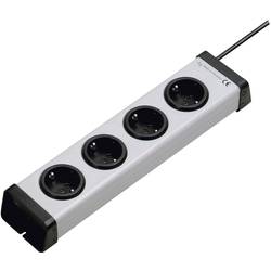 Ehmann 0200x00042301 Steckdosenleiste 4fach Grau Schutzkontakt 1 St.