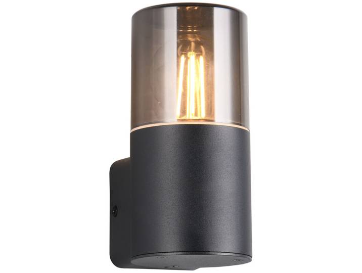 Wandlampe Cisoo schwarz matt Aluminium-Druckguss