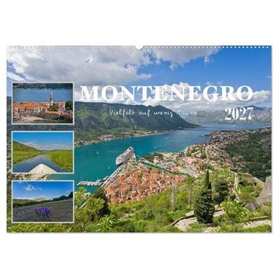 Montenegro - Vielfalt auf wenig Raum (Wandkalender 2027 DIN A2 quer), CALVENDO Monatskalender