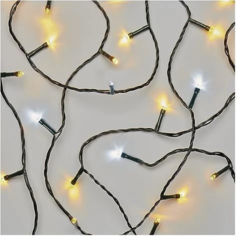 EMOS Standard LED-Weihnachtslichterkette, 10 m, Outdoor, warm-/kaltweiß