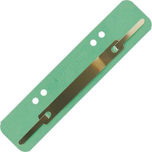 Leitz 3701-00-55 Heftstreifen kurz Karton grün, 250 Stück
