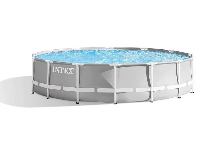 INTEX 26720GN PrismFramePool-Set inkl.Pumpe, Leiter und Planen 427x107cm