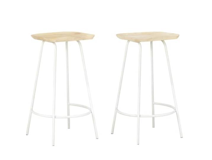 Makastle Barhocker 2 STK. Mango Massivholz
