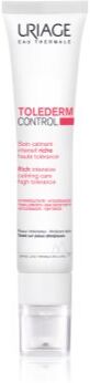 Uriage Toléderm Control Rich Soothing Care creme calmante de hidratação para pele sensível e intolerante 40 ml. Toléderm Control Rich Soothing Care