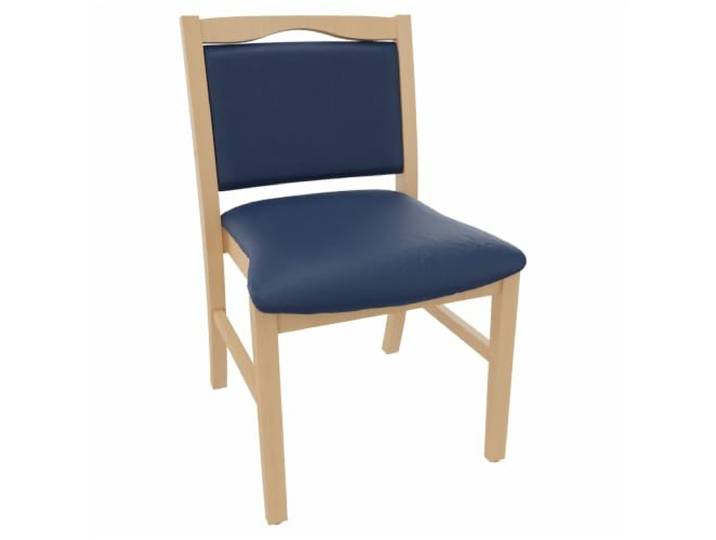 Erides Seniorenstuhl Alexander ohne Armlehnen – Komfortabler Pflege- und Esszimmerstuhl – 47cm Sitzhöhe