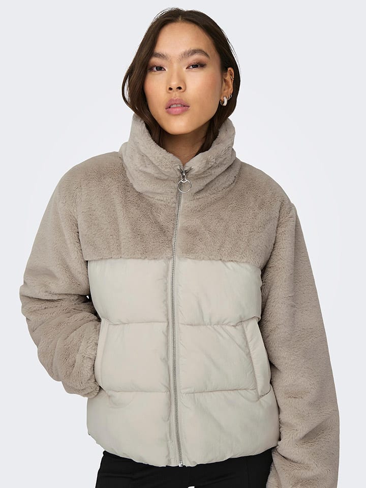ONLY Übergangsjacke "Wanja" in Beige - XL