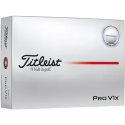 Titleist Golfbälle Pro V1x Performance Align 2025 - 12er Pack, weiss/blau
