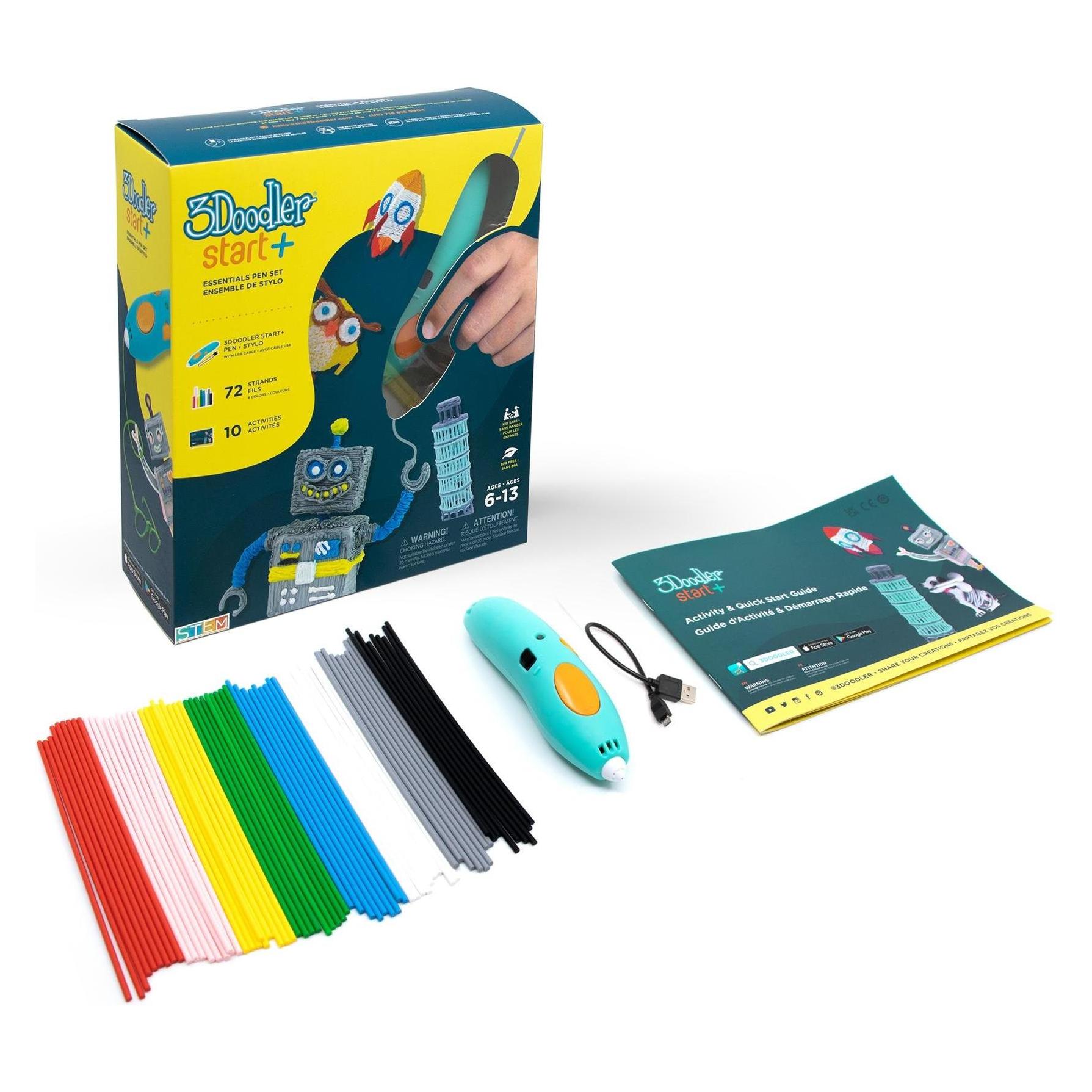 3Doodler Start PLUS 3D PRINTING PEN SPLUS 3D pen 0.77 mm Turquoise, Yellow (SPLUS)