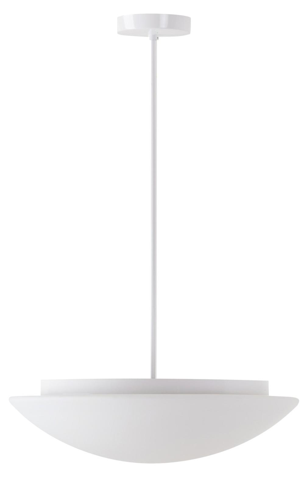 OSMONT AUR60499 AURA P5 Hängeleuchte aus Glas, weiß, Schutzart IP40, 3000 K, 27 W LED, DALI