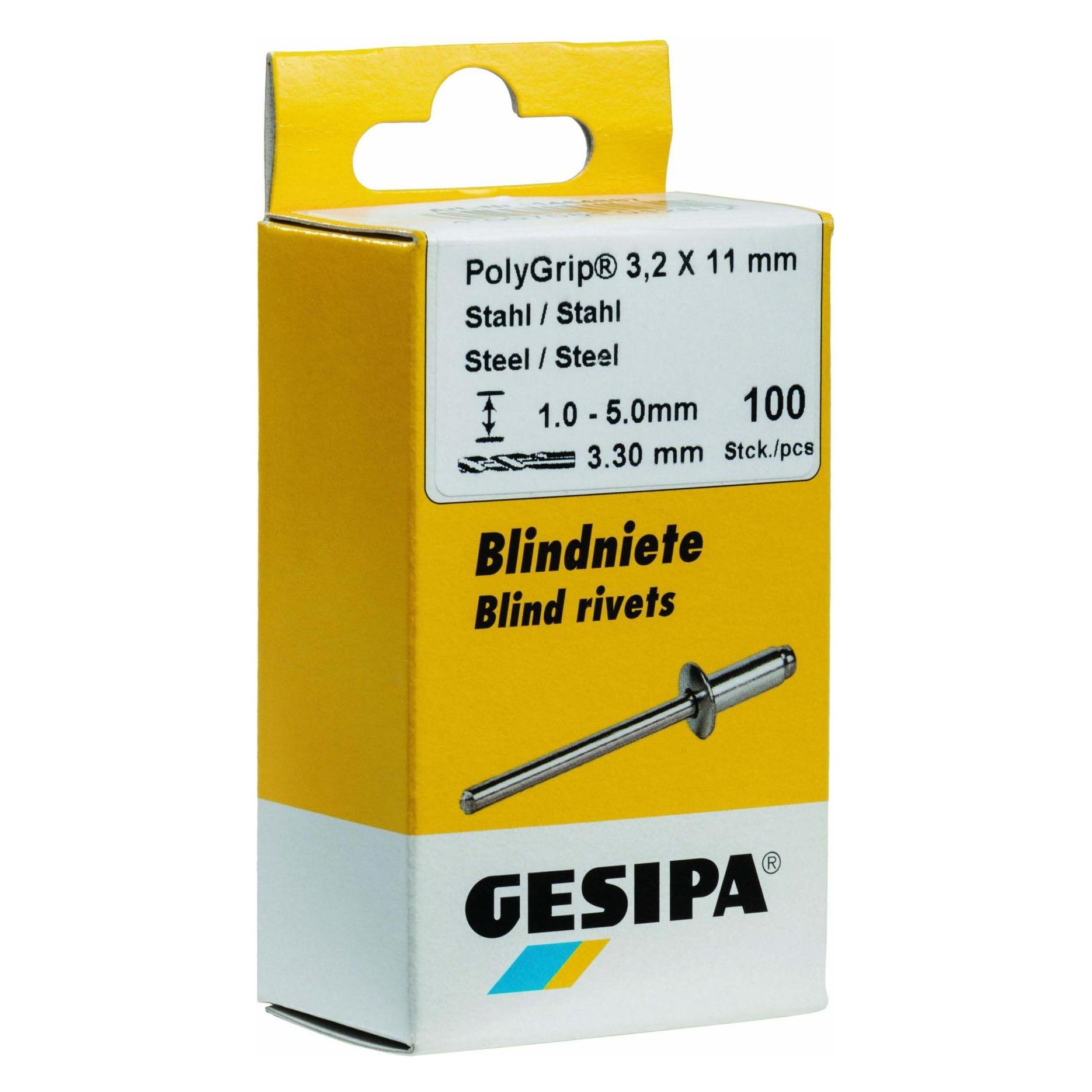 Gesipa Blindnieten 4,0x 6mm,Kupf/Bron (1433662)