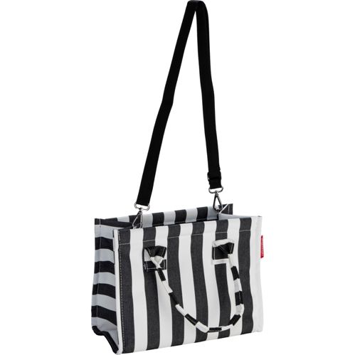 Reisenthel dailyshopper XS summerstripes black