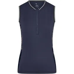 Imperial Riding Tech Top Royalty Sporttop ärmellos navy mit silber Glitzer, Größe: L