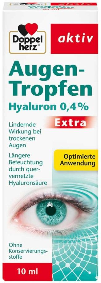 Doppelherz Augentropfen Hyaluron 0,4% Extra 10ml