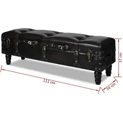 vidaXL, Sitzbank, Linlunville (111 cm)