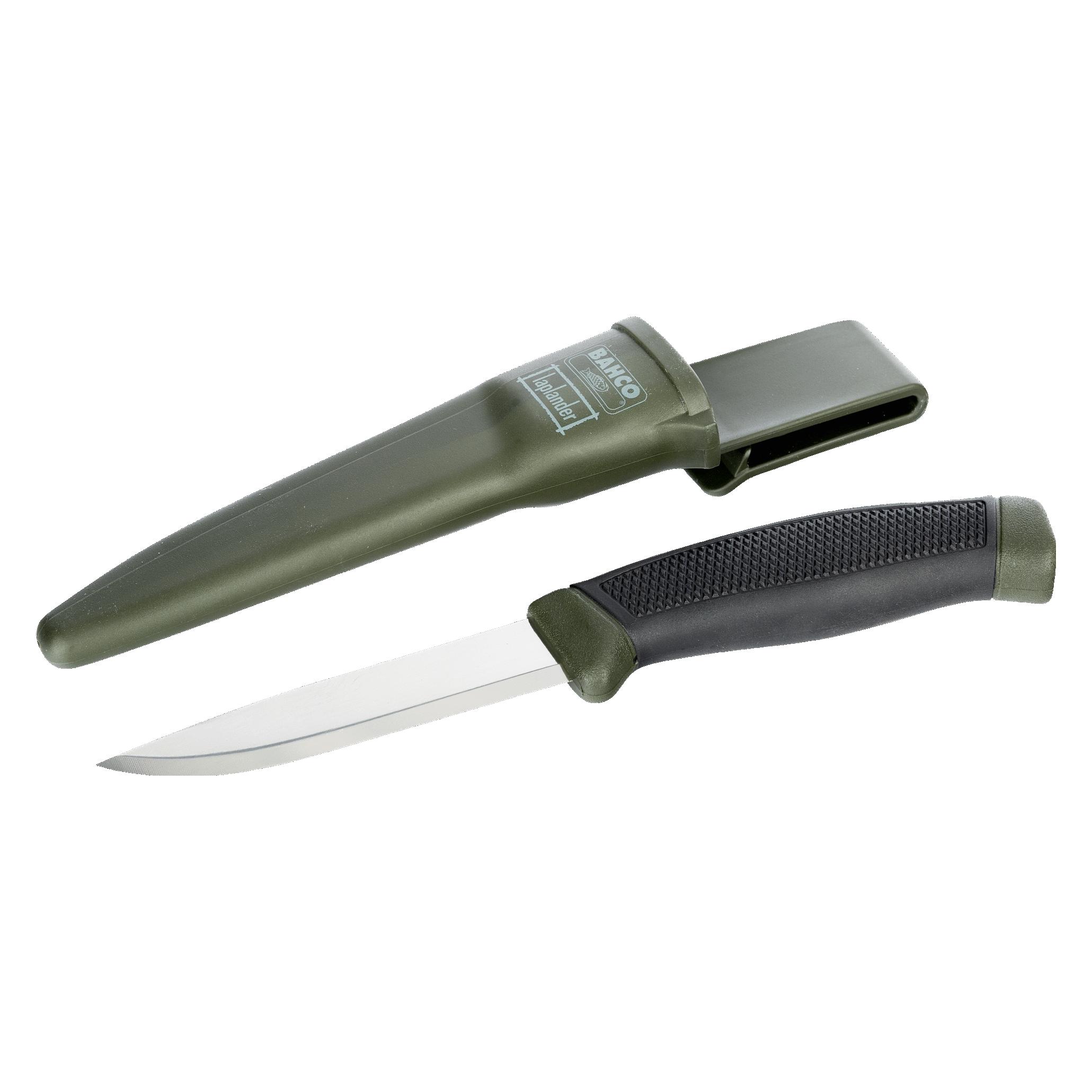 Bahco Lappländer Messer mit 2-Komponenten-Griff (10 cm) (BAH2444-LAP)