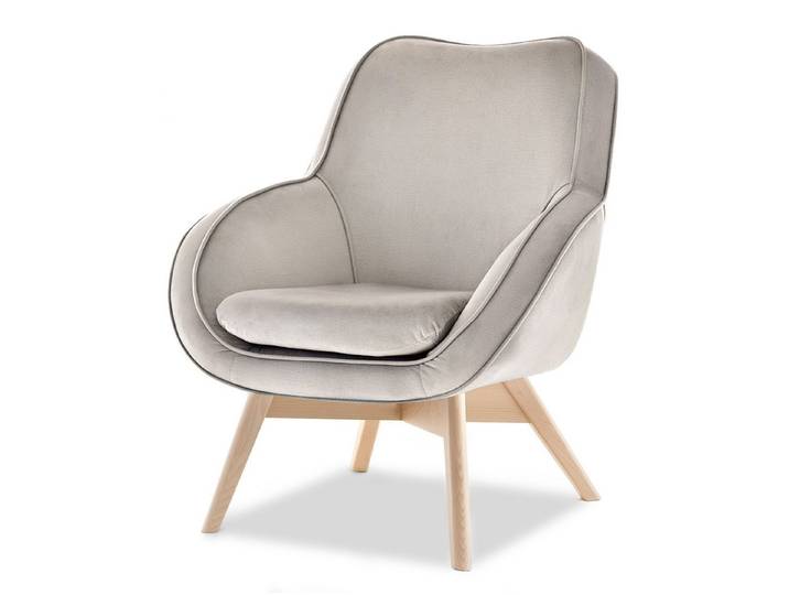 Compleo Sessel Bequem, Relaxsessel MERO, TV-Sessel auf Holzfüße