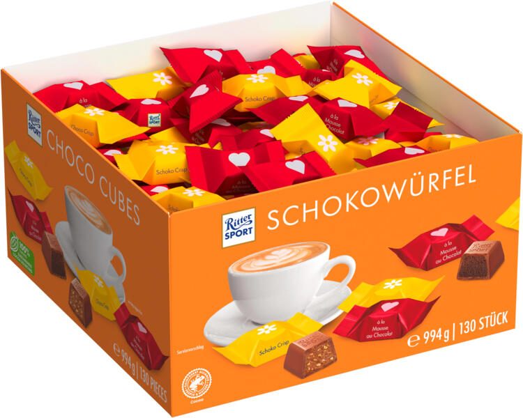 Ritter SPORT Würfel Mix Schokolade 6256757008