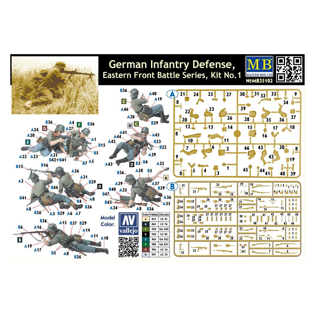 Master Box German infantry defense, Eastern Front (MB35102)