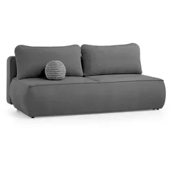 SCHLAFSOFA Darling 2-Sitzer, mit Bettkasten, Dunkelgrau