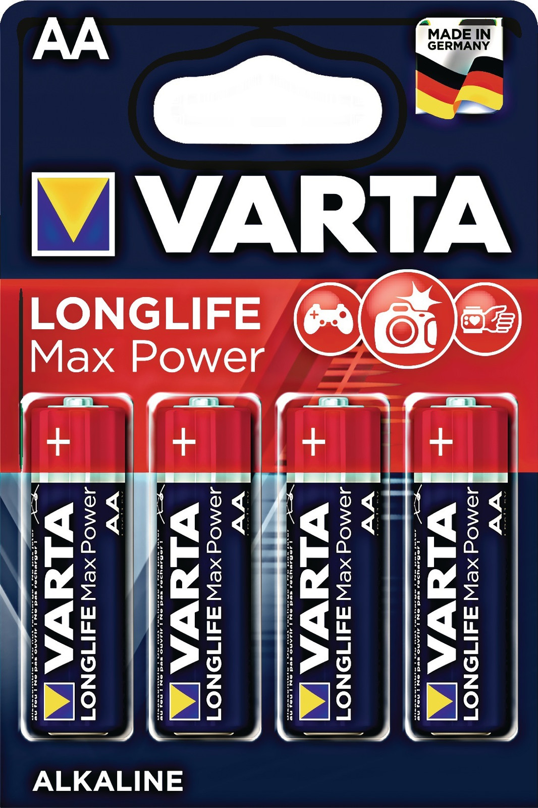 Varta LONGLIFE Max Power Batterijen Mignon LR6 AA 1,5 V