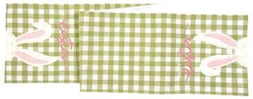 C&F Home "13"" x 72"" Easter Bunny Ears Embroidered Table Runner - 13"" x 72"""