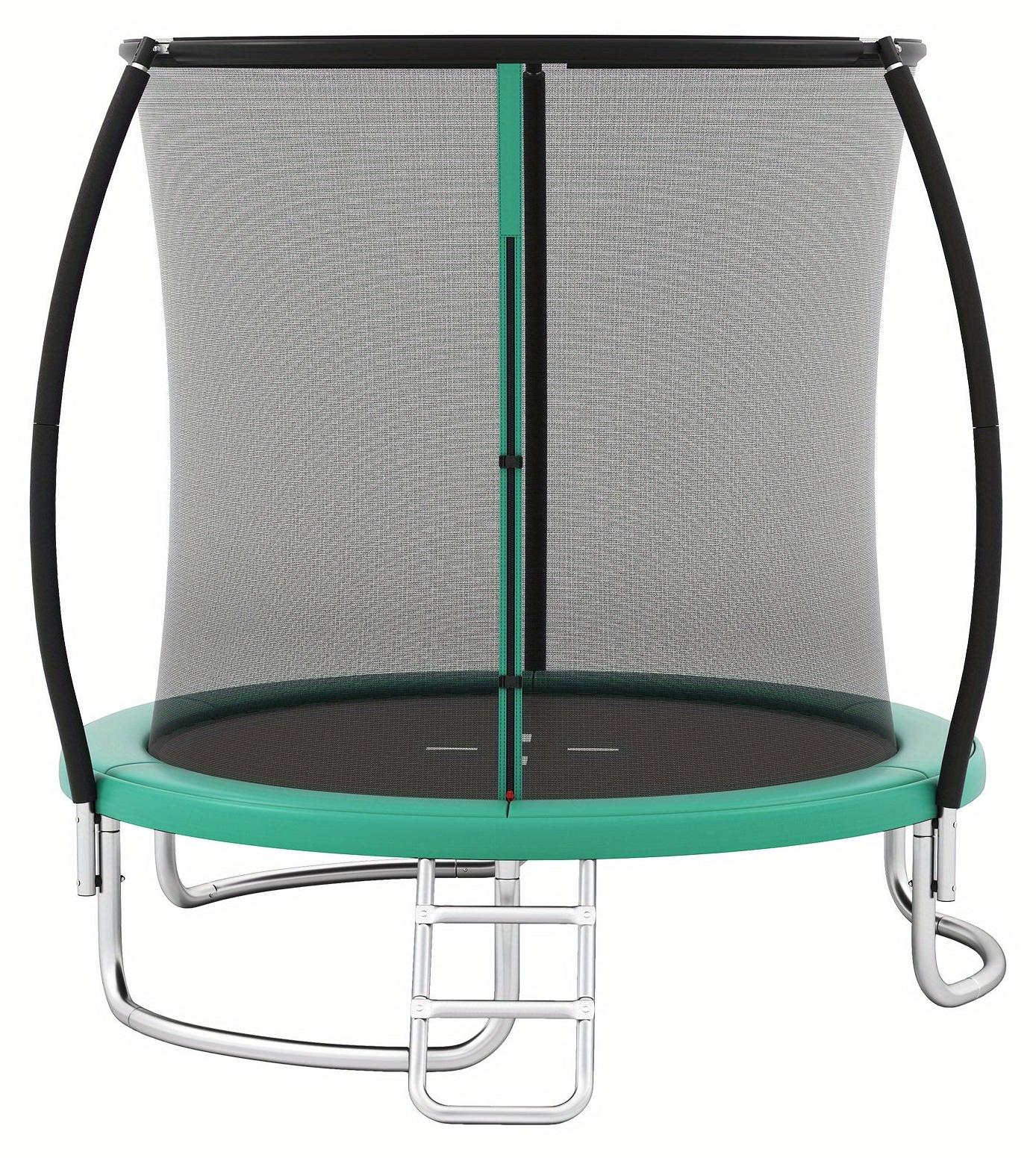 Trampoline - Sprungtuch - Gartentrampoline - Spielplatz - Kindertrampoline - Rund - Sicherheitsnetz - Leiter