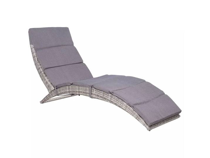 VidaXL - Sonnenliege poly-rattan, One Size, Grau