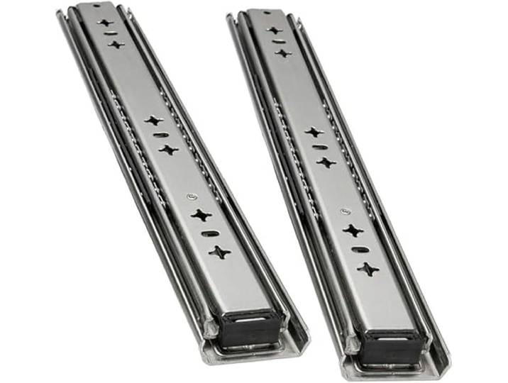 BDSDFSA Schubladenführungen, 2er-Pack Schrank mit Vollauszug(650 mm)