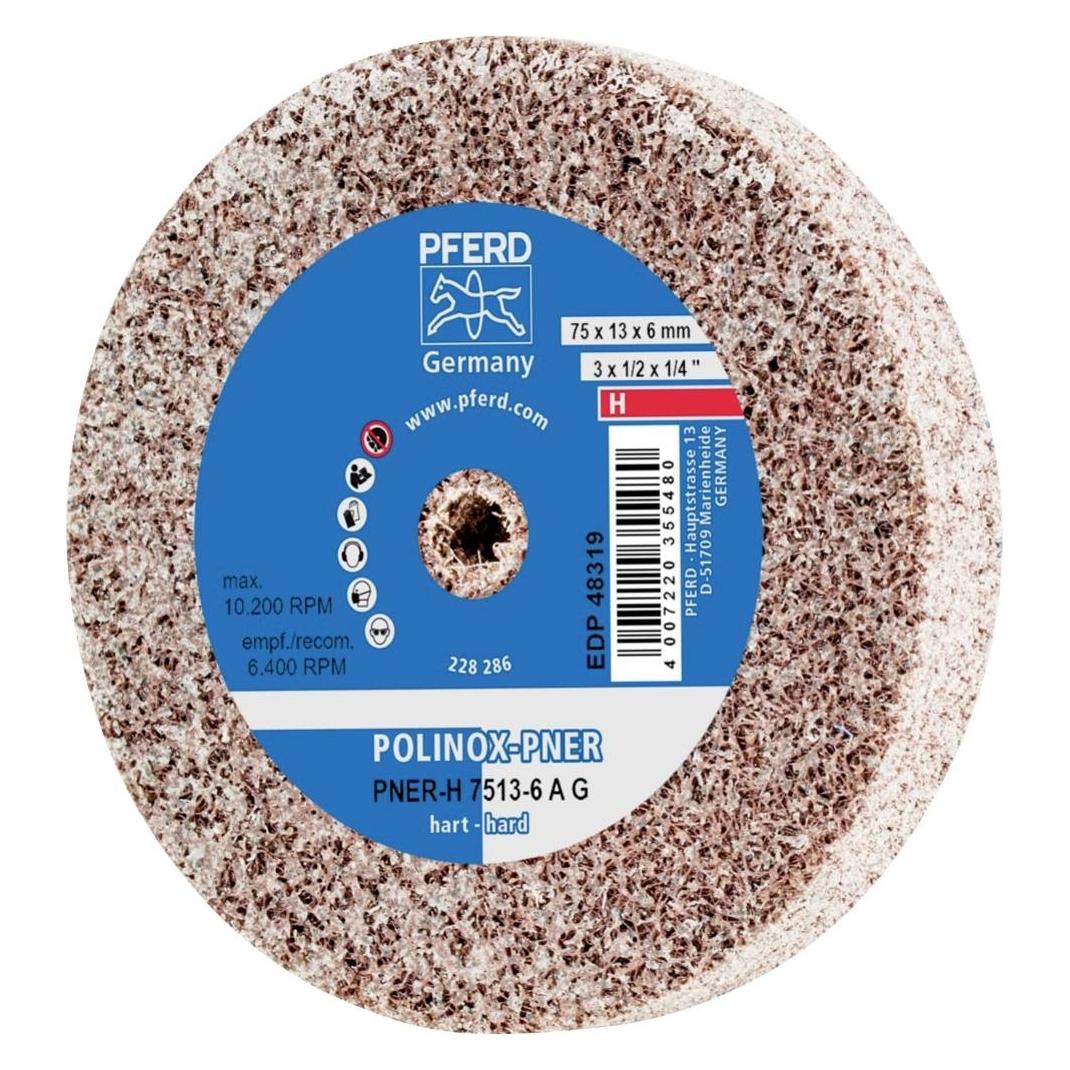 Pferd POLINOX-Kompaktschleifrad PNER-H 7513-6 A G VPE: 5 (PNER-H 7513-6 A G)