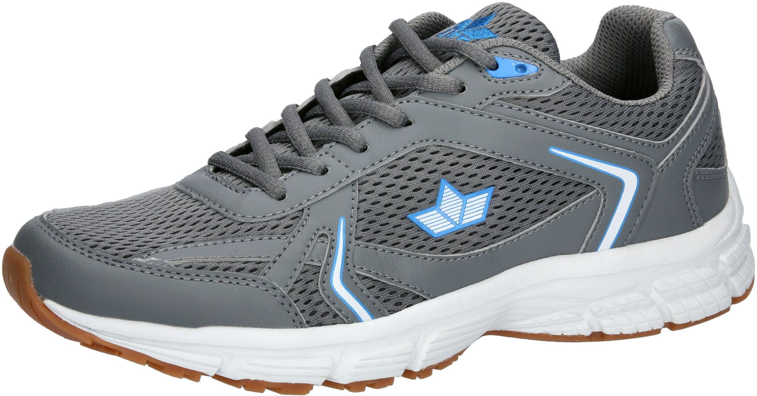 Hallenschuh LICO "Joggingschuh Weightless", Herren, Gr. 45, Textil, grau, Synthetik, Schuhe Hallenschuh
