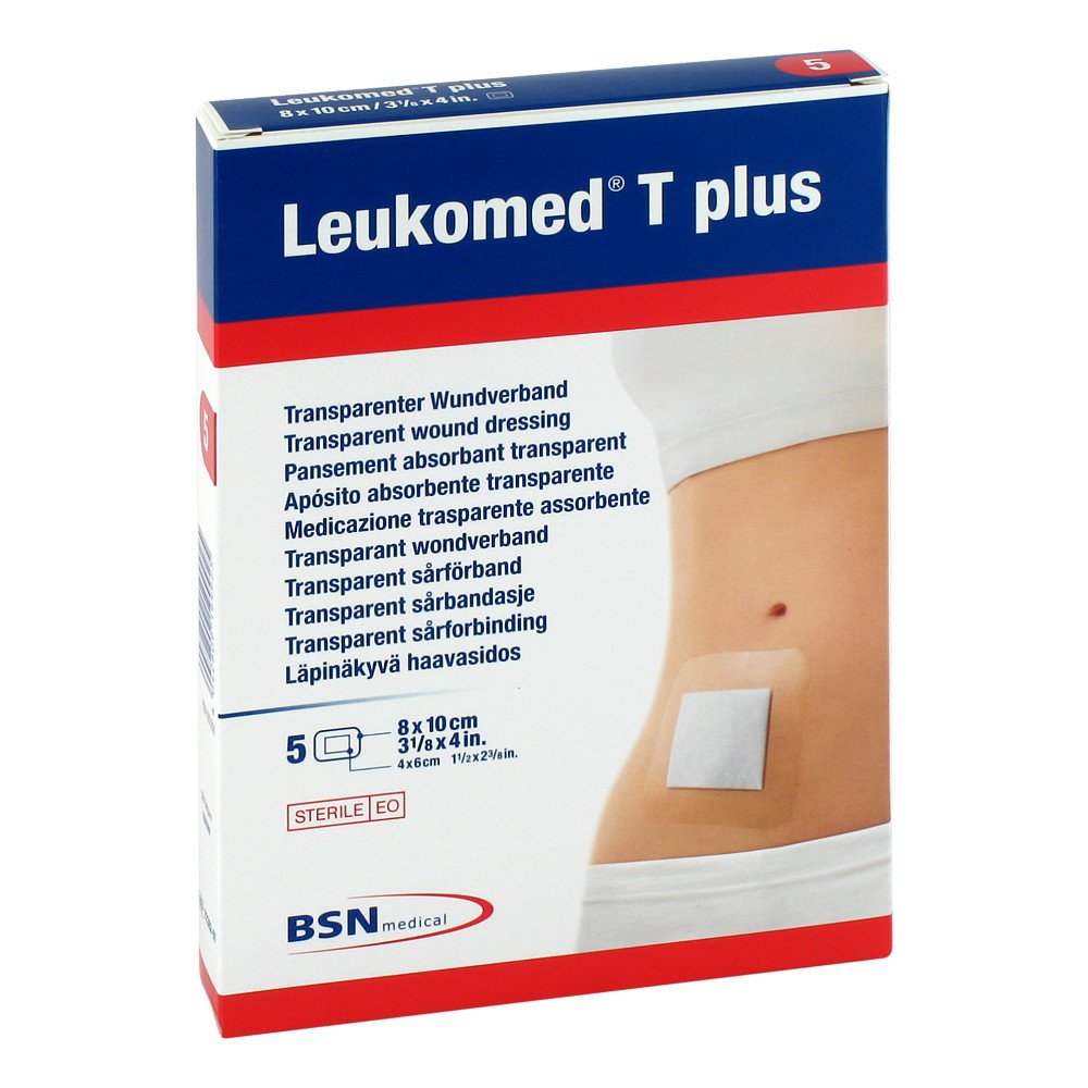 BSN medical GmbH Leukomed transparent plus sterile Pflaster 8x10 cm 01051206