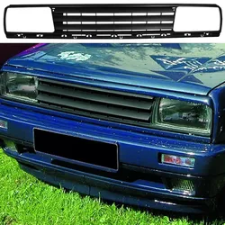Kühlergrill ohne Emblem Schwarz passend für VW Jetta II (19E) 1983-1992