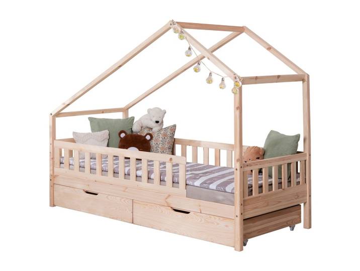 Hausbett Lou ca. 120x200 cm Holz
