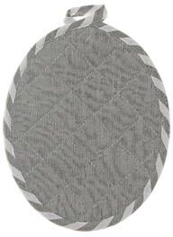 IH Casa Decor Stripe & Neoprene Pot Holder Sage - Set of 6