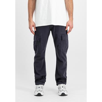 Cargohose ALPHA INDUSTRIES "Agent Pant", Herren, Gr. 29, Normalgrößen, blau (rep.blau), Obermaterial: 100% Baumwolle. Futter: 100% Baumwolle, Hosen Cargohose
