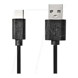 N CCGL60600BK20 - USB 2.0 Kabel, A-Stecker > USB-C-Stecker, 2m, schwarz