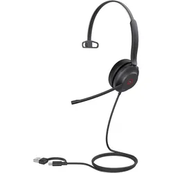 Yealink UH 37 (Kabelgebunden, USB-A), Office Headset, Schwarz