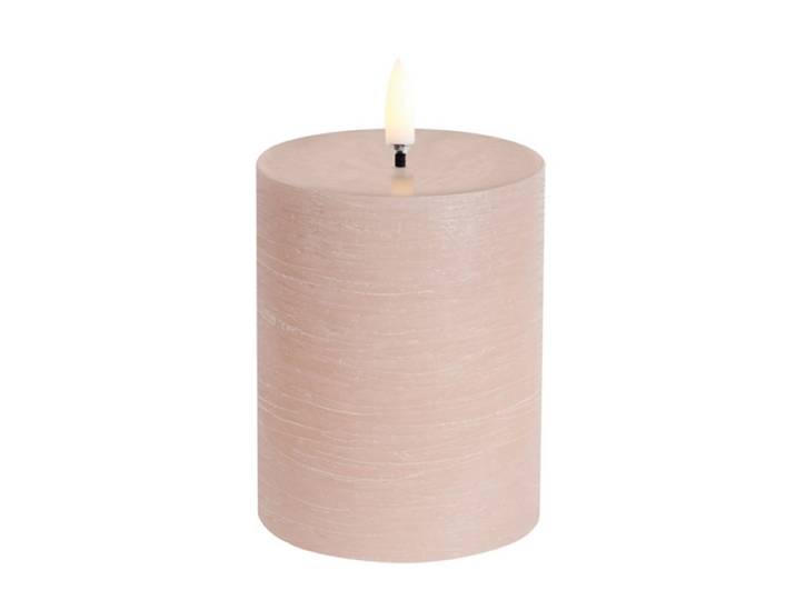 PILLAR LED-Kerze, beige, Höhe 10 cm, Wachs - Uyuni Lighting - Wohnzimmer - Sonstige - Einflammig