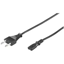 goobay Anschlusskabel Eurostecker schwarz