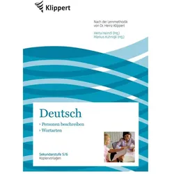 Deutsch - Personen beschreiben / Wortarten, Schulbücher von Claudia Funke, Herta Heindl, Markus Kuhnigk