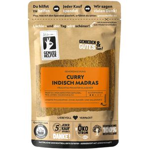Bremer-Gewürzhandel Curry Indisch Madras, mittelscharf, im wiederverschließbaren Beutel, 100 g