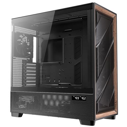 Antec Flux Pro Midi Tower ohne Netzteil schwarz/braun
