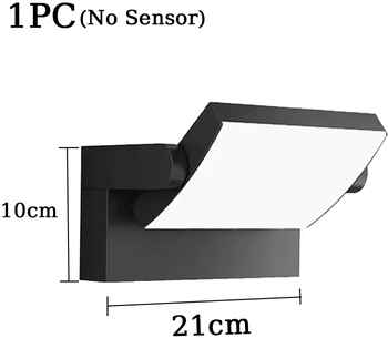 Multisell Products Hub LED Wall Light With Sensor, Waterproof, Ideal For Bedroom, Garden, Corridor, Balcony 1pc No Sensor cold Light